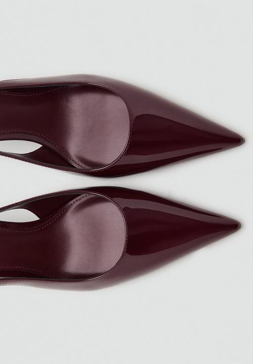 MANGO - Neckb heel - dark red