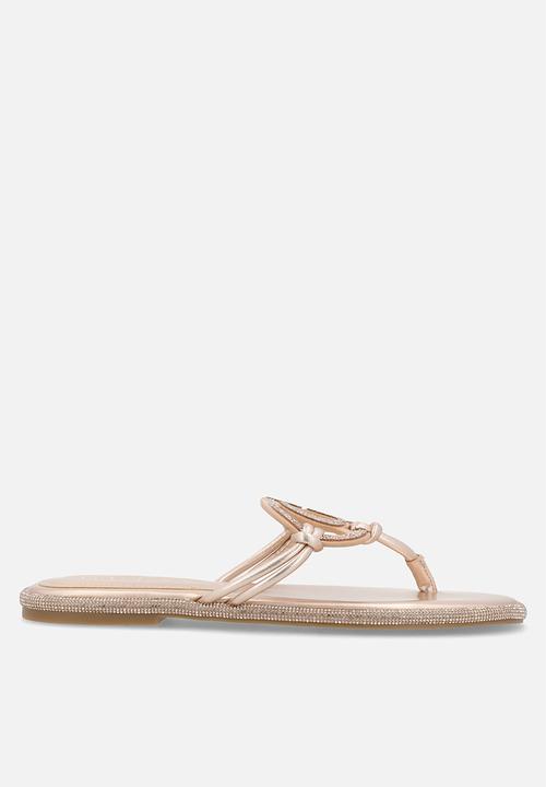 GUESS - Premiere  t-bar - cipria/rose gold