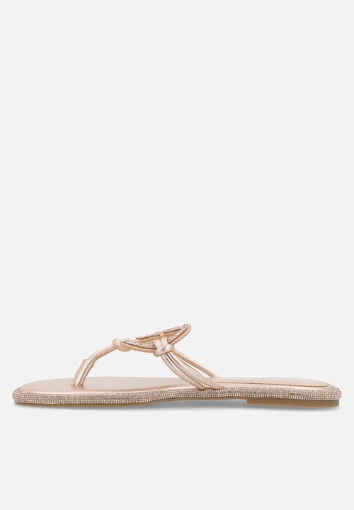 GUESS - Premiere  t-bar - cipria/rose gold