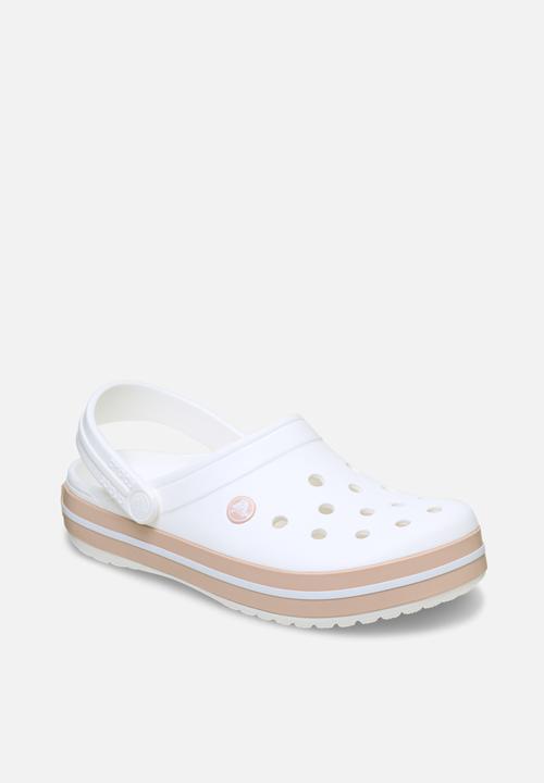 Crocs - Crocsband - White/Pink Caramel