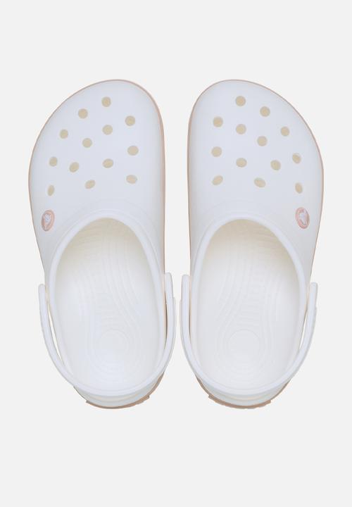 Crocs - Crocsband - White/Pink Caramel