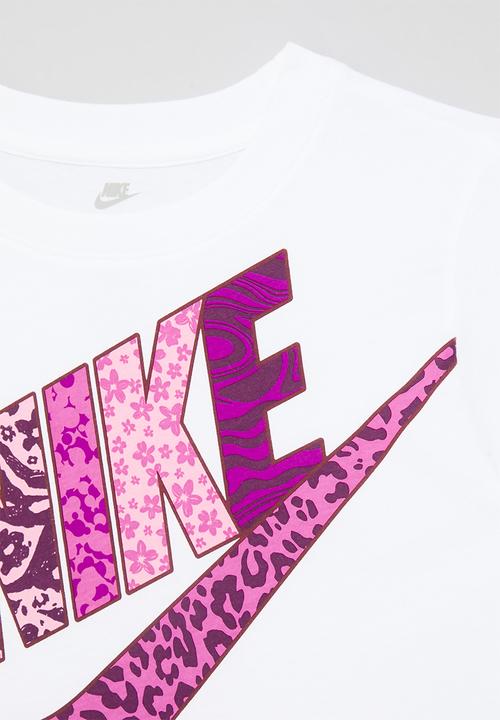 Nike - Nike new animal print futura tee - white