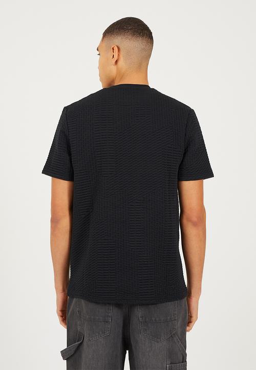 Brave Soul - Oversized Fit Crew Neck T-Shirt - Jet Black