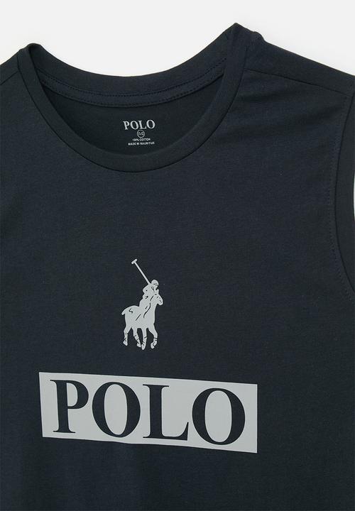 POLO - Boys connor printed vest - navy