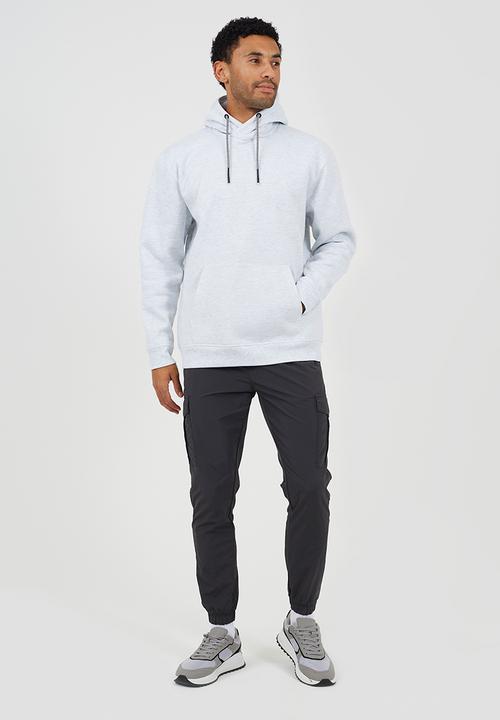 Brave Soul - Taslan Cargo Cuff Pant - Dark Grey