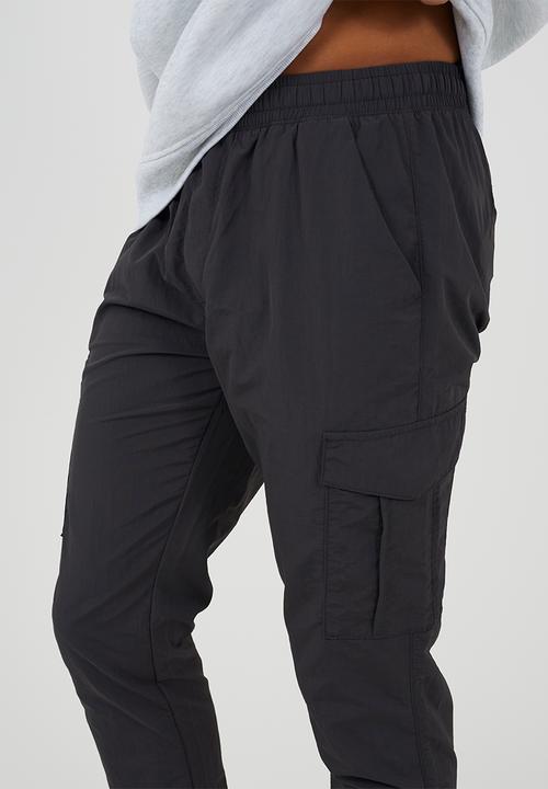 Brave Soul - Taslan Cargo Cuff Pant - Dark Grey