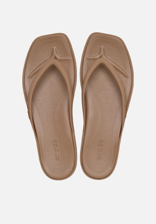 Crocs - Miami i flip - milk chocolate