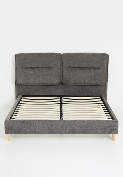 Sixth Floor - Owen upholstered bed - charcoal