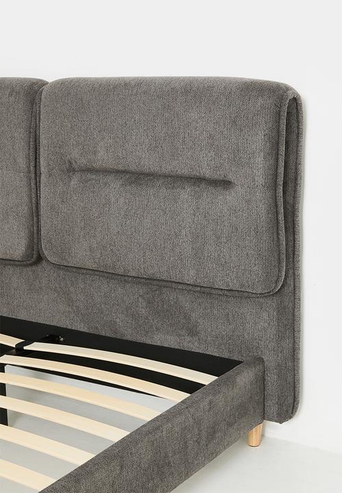 Sixth Floor - Owen upholstered bed - charcoal