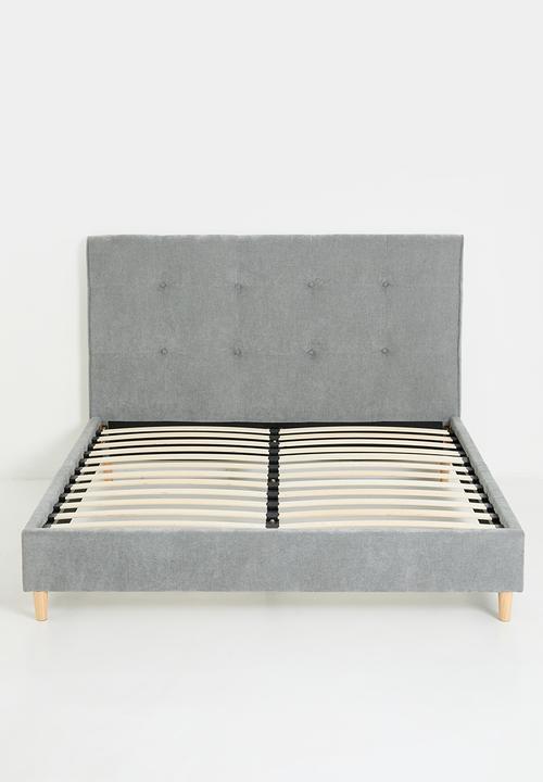 Sixth Floor - Prima upholstered bed - grey