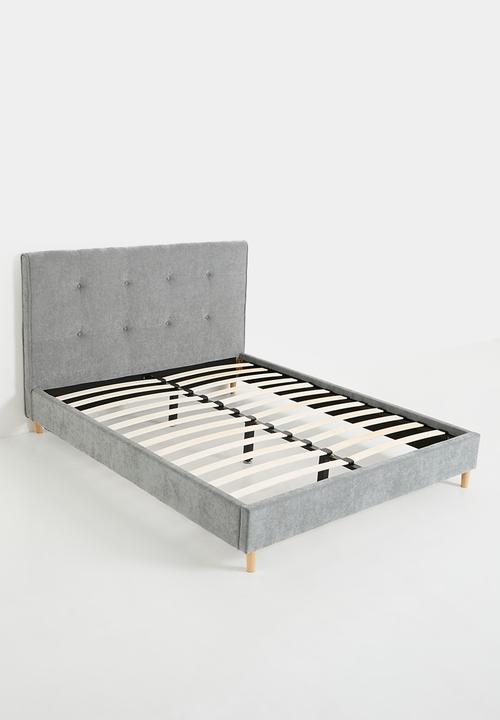 Sixth Floor - Prima upholstered bed - grey