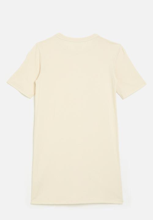 POLO - Girls cara ss printed dress - sand