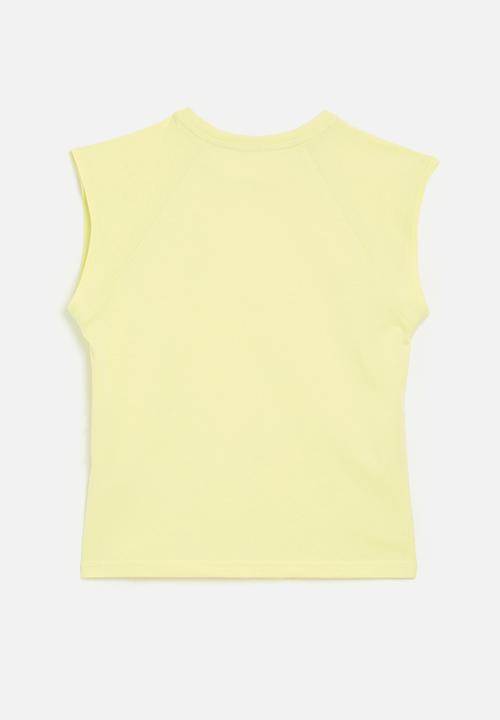 POLO - Girls candice sl raglan tee - soft yellow
