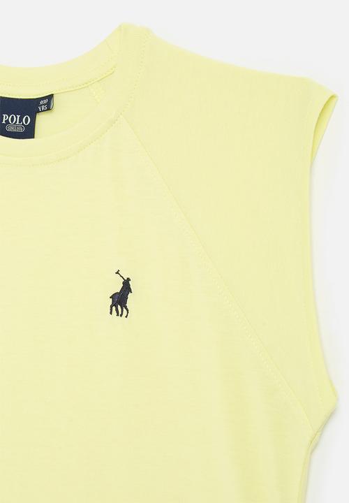 POLO - Girls candice sl raglan tee - soft yellow