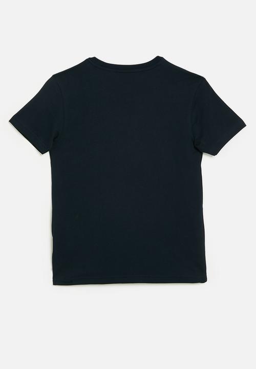 POLO - Boys logan crested ss tee - navy
