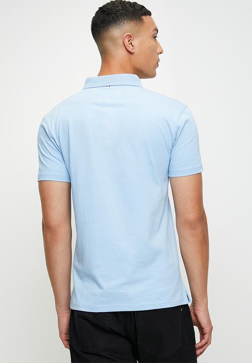 POLO - JENSON Active Badge Ss Golfer - Blue