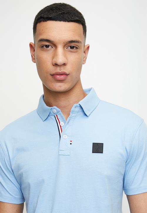 POLO - JENSON Active Badge Ss Golfer - Blue