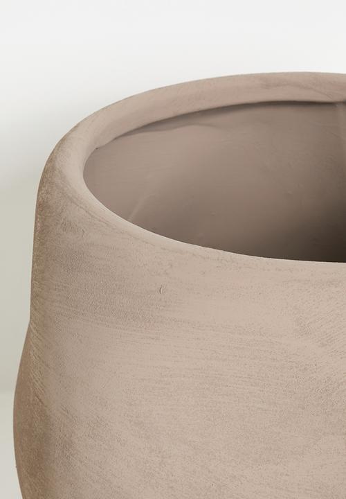 Sixth Floor - Plump crunchy outdoor planter - neutral