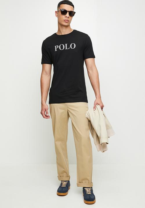 POLO - Daxton  logo short sleeve T-shirt - black