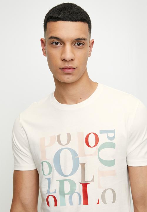 POLO - Deacon  logo printed short sleeve T-shirt - white