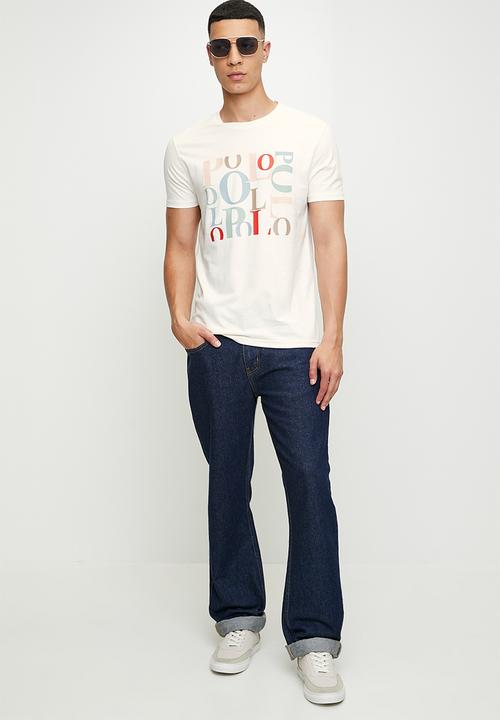POLO - Deacon  logo printed short sleeve T-shirt - white