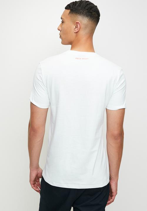 POLO - Rakim  sport short sleeve gradient tee  - white