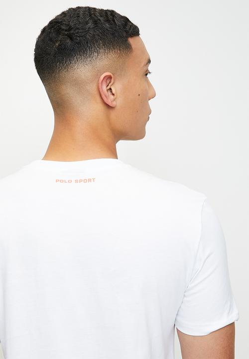 POLO - Rakim  sport short sleeve gradient tee  - white
