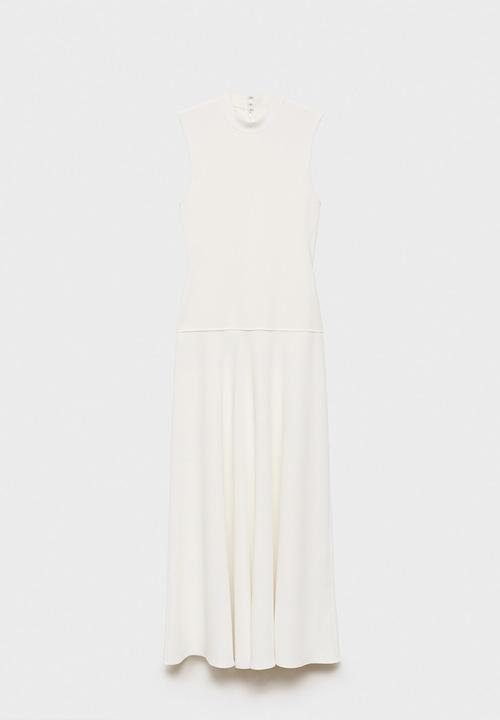 MANGO - Dress bima -  white