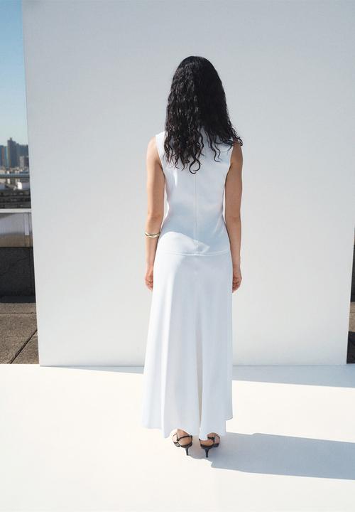 MANGO - Dress bima -  white