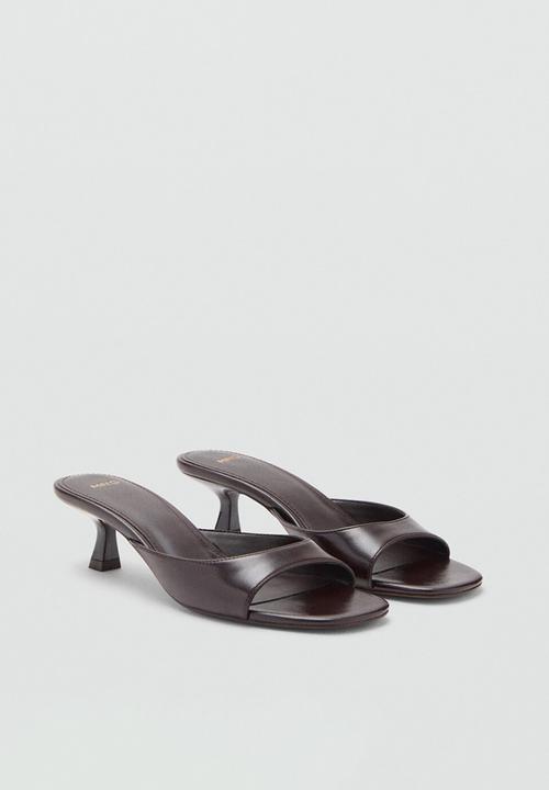 MANGO - Lidia heel - dark brown