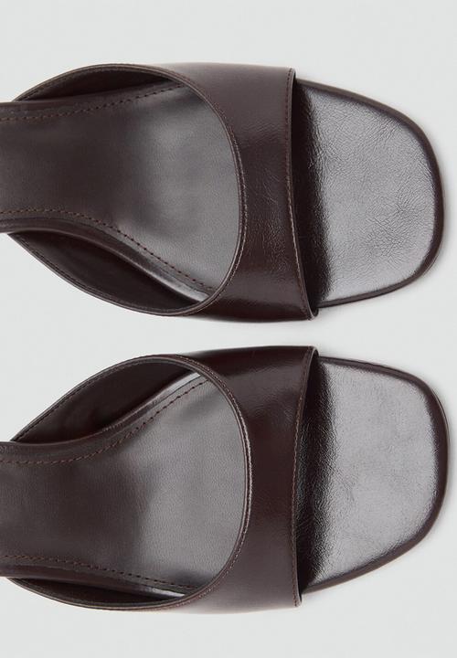 MANGO - Lidia heel - dark brown