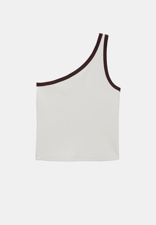 MANGO - Top Malta - Light Beige