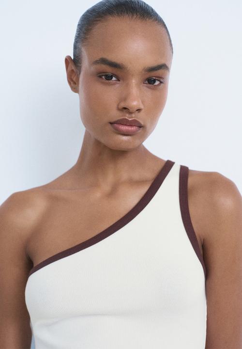 MANGO - Top Malta - Light Beige