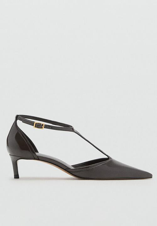 MANGO - Wider heel - beige/khaki