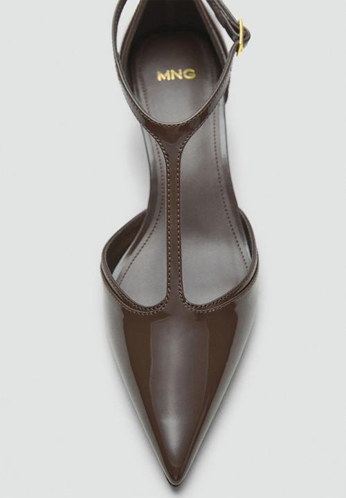 MANGO - Wider heel - beige/khaki