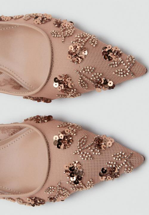 MANGO - Lucidan heel - light/pastel pink