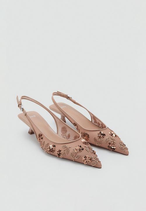 MANGO - Lucidan heel - light/pastel pink