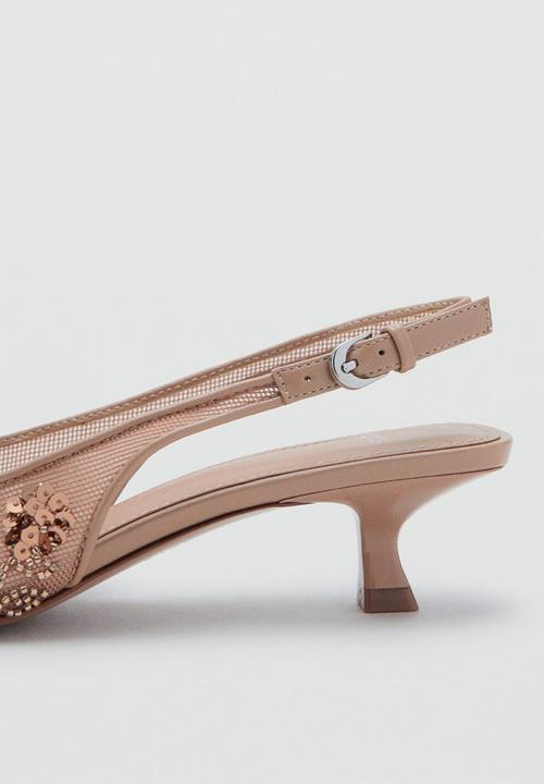 MANGO - Lucidan heel - light/pastel pink