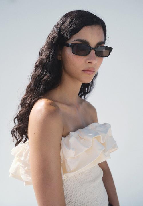 MANGO - Top crete - light beige