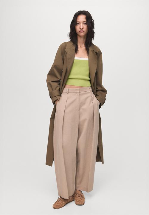 MANGO - Top moji - light/ pastel green
