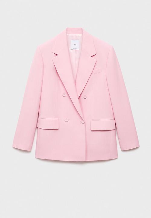 MANGO - Blazer chiado - pink