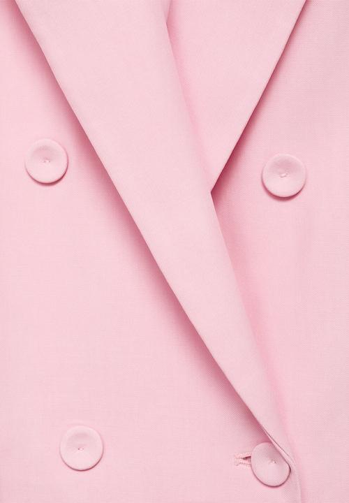 MANGO - Blazer chiado - pink