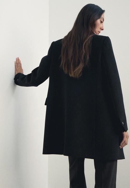 MANGO - Abrigo dali - black