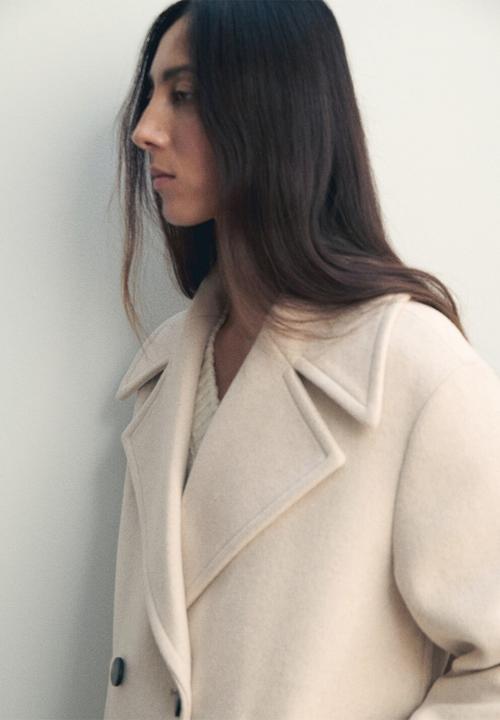 MANGO - Coat goya - beige