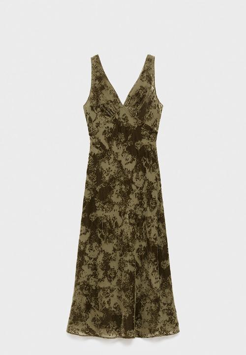 MANGO - Dress rocio - light/ pastel green