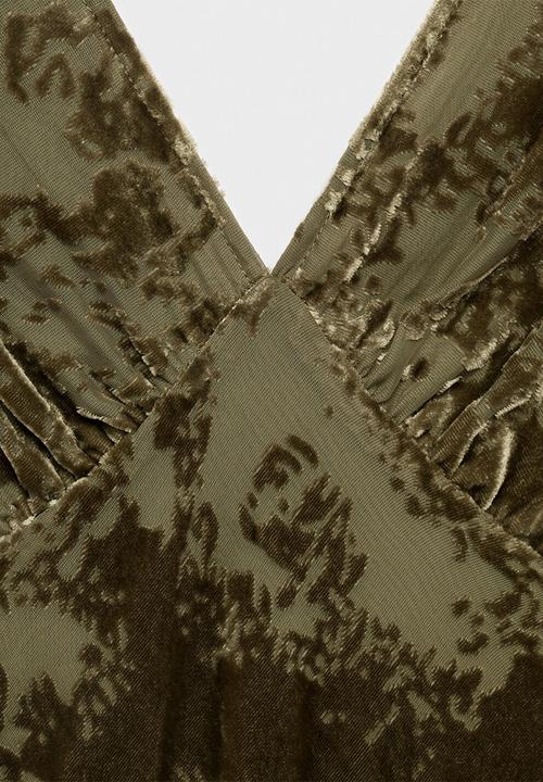 MANGO - Dress rocio - light/ pastel green
