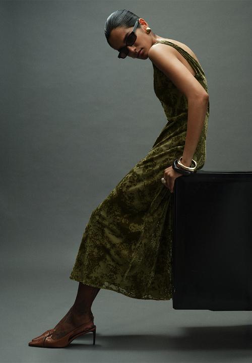 MANGO - Dress rocio - light/ pastel green