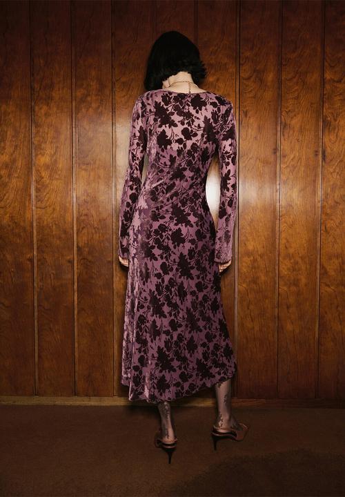 MANGO - Dress ale -  dark red