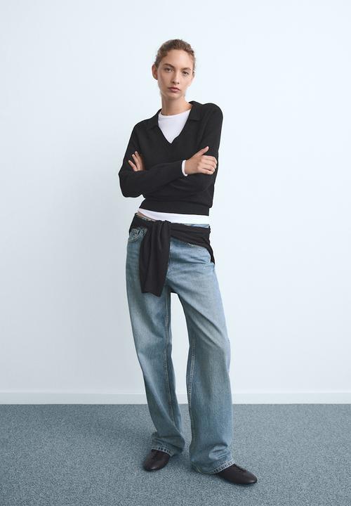 MANGO - Jeans miami -  open-blue2