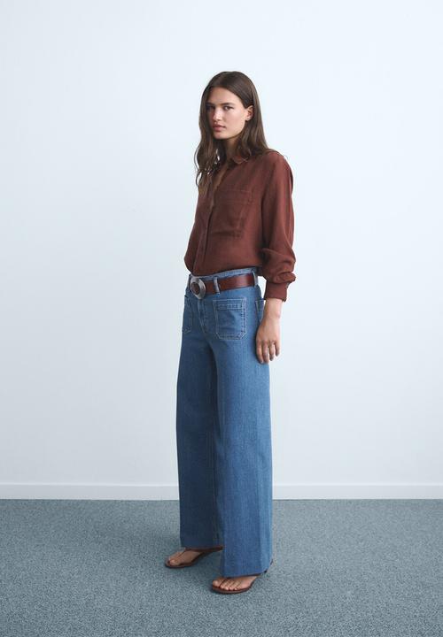MANGO - Jeans martina - open-blue